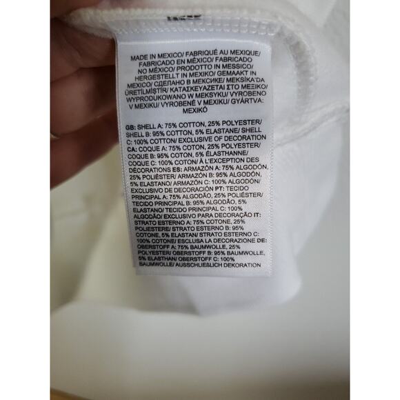 The North Face Hoodie Pullover Womens Large Graphic Never Stop Exploring White - Picture 10 of 13